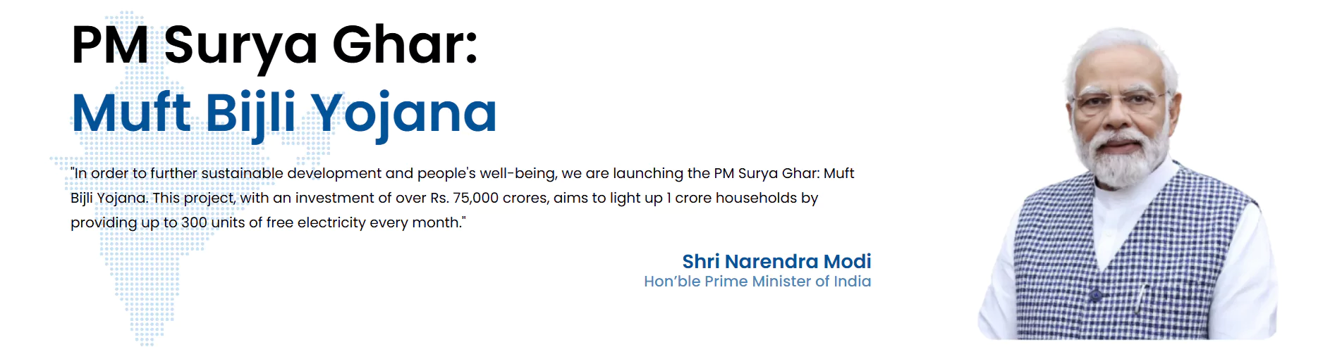 vastushilp solar solution n8hu Here is an **improved and detailed version** of your content for **PM Surya Ghar Yojana**, rewritten in an engaging, informative, and SEO-friendly format. This version can be used for a website, brochure, or promotional material. --- ## π **PM Surya Ghar Yojana β Free Solar Power for a Brighter India** ### π· **About the Scheme** **PM Surya Ghar: Muft Bijli Yojana** is a visionary initiative launched by **Prime Minister Narendra Modi** on **February 15, 2024**, to make clean, renewable energy accessible and affordable for Indian households. The scheme aims to provide **free electricity through rooftop solar installations** by offering substantial **government subsidies**, encouraging widespread adoption of solar energy across the country. With a target to benefit **1 crore households**, this initiative is expected to significantly reduce the nation's dependency on traditional power sources and save the government approximately **βΉ75,000 crore annually** in electricity expenses. Under the scheme, **eligible households** can receive up to **40% subsidy** on the cost of solar panel installation, making solar energy affordable and within reach for every home. --- ### π‘ **Subsidy Details Based on Usage and System Size** | Average Monthly Electricity Consumption (Units) | Suitable Rooftop Solar Capacity | Subsidy Amount | | ----------------------------------------------- | ------------------------------- | ----------------- | | 0β150 Units | 1β2 kW | βΉ30,000 β βΉ60,000 | | 150β300 Units | 2β3 kW | βΉ60,000 β βΉ78,000 | | Above 300 Units | Above 3 kW | βΉ78,000 | --- ### π **Key Benefits of PM Surya Ghar Yojana** β
**Free Electricity** β Households can enjoy up to 300 units of electricity per month at zero cost. β
**Huge Savings** β Reduce electricity bills drastically and enjoy long-term energy independence. β
**Government Subsidy** β Get up to 40% financial assistance on solar installation costs. β
**Green Energy** β Switch to clean and renewable energy to reduce carbon emissions. β
**Nationwide Impact** β A step forward in building a sustainable and energy-secure India. --- ### π‘ **Eligibility Criteria** To avail the benefits under this scheme, the applicant must: * Be an **Indian citizen**. * Own a **residential property** with a suitable rooftop for solar installation. * Have a **valid electricity connection** in their name. * **Not have availed** any other subsidy or scheme for solar panels previously. --- ### π **Required Documents** Ensure you have the following documents ready before applying: * **Proof of Identity** (Aadhaar Card, Voter ID, etc.) * **Proof of Address** (Electricity Bill, Ration Card, etc.) * **Latest Electricity Bill** * **Proof of Roof Ownership** (Property documents or municipal records) --- ### π **Apply Today β Bring Solar Power to Your Home!** Take the first step towards **energy freedom** and a **greener tomorrow**. Install rooftop solar panels under the PM Surya Ghar Yojana and enjoy long-term benefits at no upfront cost. π **Learn more and power your home with government-backed solar today!** --- Let me know if you'd like this content translated into Hindi or formatted for a website, brochure, or social media.